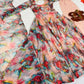 Organza Taby Silk Digital Print Gown Set with Dupatta & Bottom