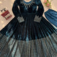 Velvet Embroidered Anarkali Set