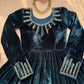Velvet Embroidered Anarkali Set