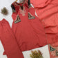 Coral Chanderi Kurta Palazzo Set with Dupatta