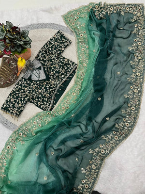 Elegant Fandy Chiffon Silk Saree for Festive and Occasion Wear