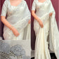 Cutwork Embroidered Korean Tussar Saree