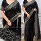 Kashmiri Embroidered Chiffon Saree