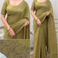 Kashmiri Embroidered Chiffon Saree