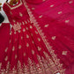 Sage Green Shimmer Silk Anarkali Gown Set