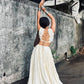 Ivory Rayon Garba Lehenga with Mirror Blouse