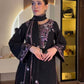 Black Embroidered Kurta Palazzo Set