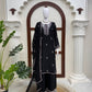 Black Embroidered Kurta Palazzo Set