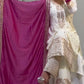 Embroidered Chinnon Silk Suit Set with Dupatta