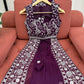 Thread Embroidery Faux Georgette Saree