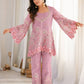 Sage Floral Sequin Kurta Set