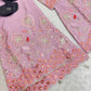 Sage Floral Sequin Kurta Set