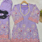 Sage Floral Sequin Kurta Set