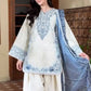 Ivory Embroidered Farshi Suit