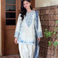 Ivory Embroidered Farshi Suit