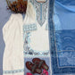 Ivory Embroidered Farshi Suit