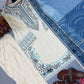 Ivory Embroidered Farshi Suit