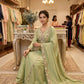 Mul Chanderi Embroidered Kurta Palazzo Set