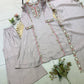 Mul Chanderi Embroidered Kurta Palazzo Set