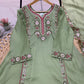Mul Chanderi Embroidered Kurta Palazzo Set