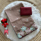 Floral Embroidery Border Kota Saree