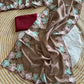 Floral Embroidery Border Kota Saree