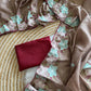 Floral Embroidery Border Kota Saree