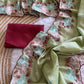 Floral Embroidery Border Kota Saree