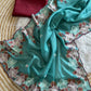 Floral Embroidery Border Kota Saree