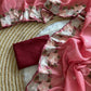Floral Embroidery Border Kota Saree