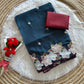 Floral Embroidery Border Kota Saree