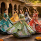 Digital Floral Print Lehenga