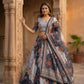 Digital Floral Print Lehenga