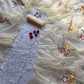 Cream Hand Painted Organza Saree