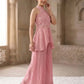 Dusty Rose Halter Sharara