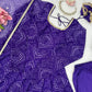 Maroon Georgette Bandhani Print Anarkali Gown