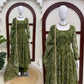 Maroon Georgette Bandhani Print Anarkali Gown