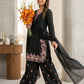 Black Floral Embroidered Kurti Set