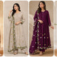 Pintuck Chanderi Anarkali with Loop Work