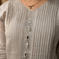 Pintuck Chanderi Anarkali with Loop Work