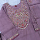 Embroidered Yoke Chanderi Kurta Palazzo Set