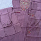 Embroidered Yoke Chanderi Kurta Palazzo Set