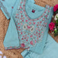 Embroidered Yoke Chanderi Kurta Palazzo Set
