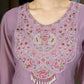 Embroidered Yoke Chanderi Kurta Palazzo Set