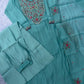 Embroidered Yoke Chanderi Kurta Palazzo Set