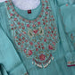 Embroidered Yoke Chanderi Kurta Palazzo Set