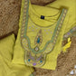 Hand Work Yoke Chanderi Kurta Palazzo Set