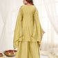Hand Work Yoke Chanderi Kurta Palazzo Set