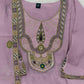 Hand Work Yoke Chanderi Kurta Palazzo Set