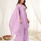 Hand Work Yoke Chanderi Kurta Palazzo Set